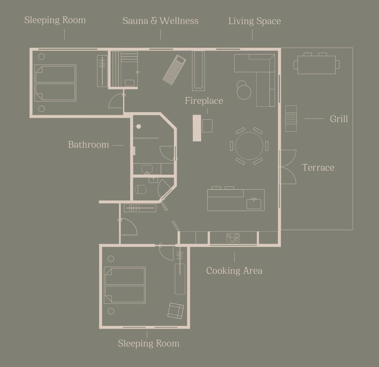 Das Muehlmann Loft Außervillgraten Oda fotoğraf
